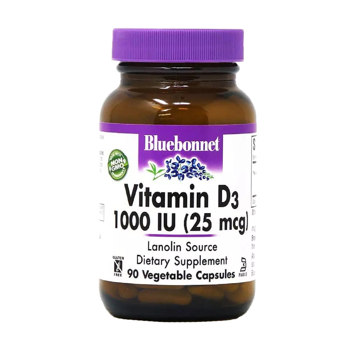 Вітамін Д3 Bluebonnet Nutrition Vitamin D3 1000 МО, 90 капсул