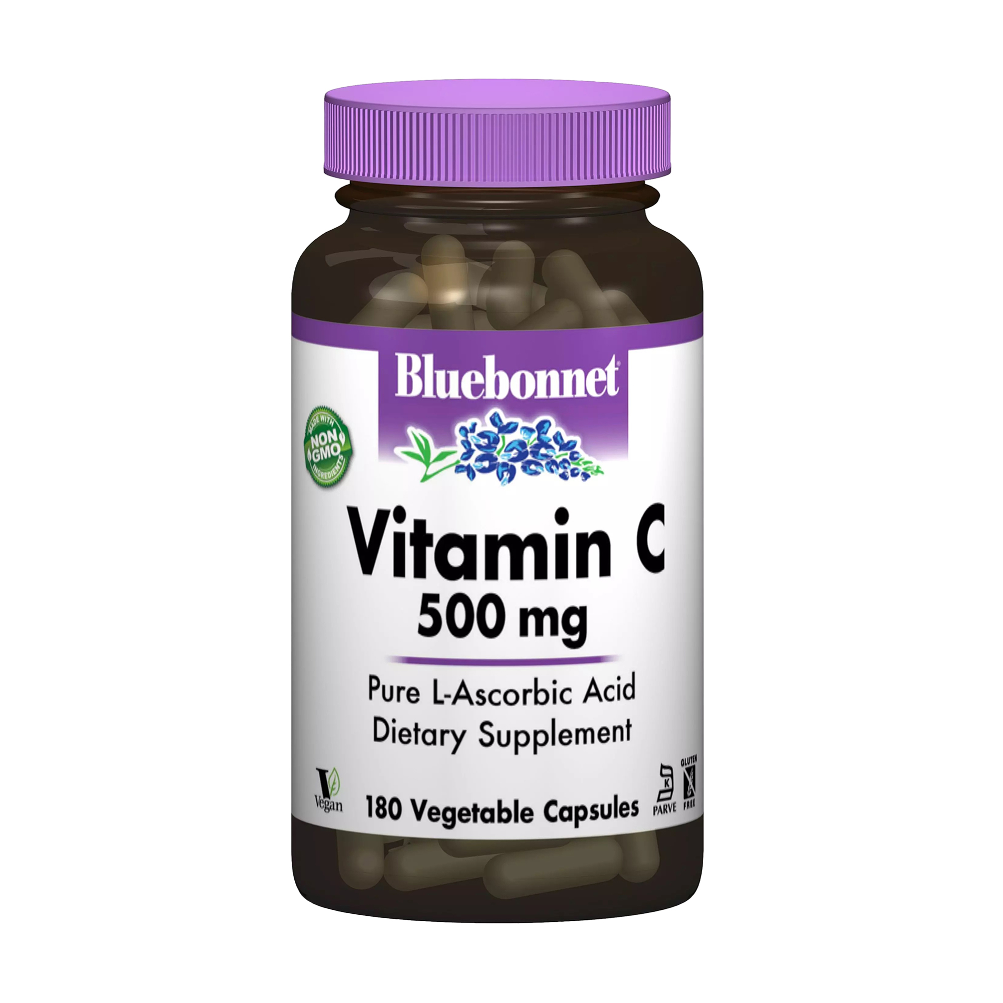 Вітамін С Bluebonnet Nutrition Vitamin С 500 мг, 180 капсул